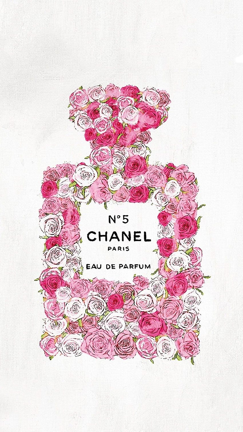 Logo Chanel rose Fond d'écran de téléphone HD