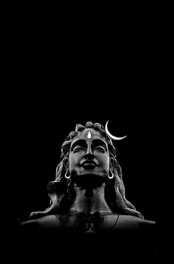 Adiyogi Black , Lord Shiva Black HD phone wallpaper | Pxfuel