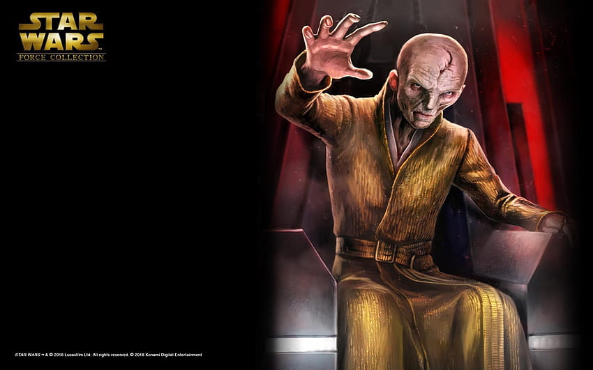 Supreme Leader Snoke. Leader snoke, Star wars, Konami HD wallpaper
