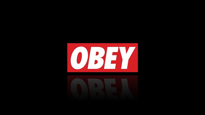 obey, Red, Black, Brand, Logo / and Mobile &, Obey Art HD wallpaper