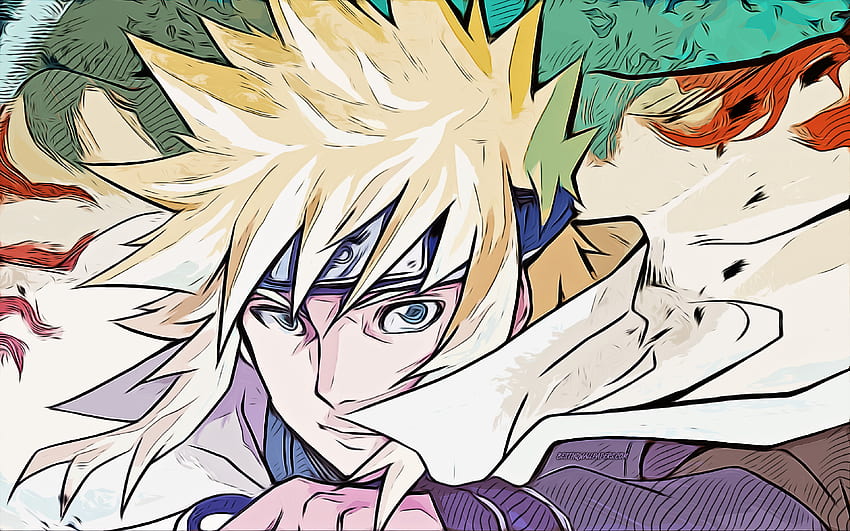 DESENHANDO MINATO NAMIKAZE (NARUTO SHIPPUDEN) / DRAWING MINATO UZUMAKI 