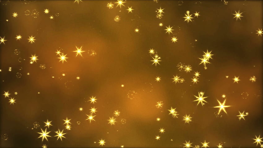 Colorful Sparkling Stars Animation - Loop Golden Motion Background HD wallpaper