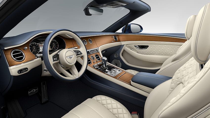 Bentley Continental GT Azure Convertible 2022 Interieur Auto Autos HD-Hintergrundbild