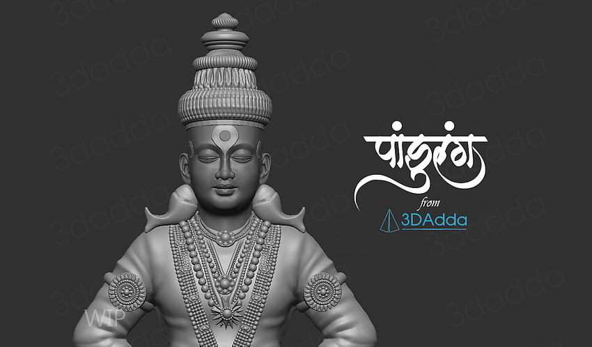 ArtStation - Modelo 3D de Vitthal Mauli para impresión 3D, Vicky Kapure, Vithu Mauli fondo de pantalla