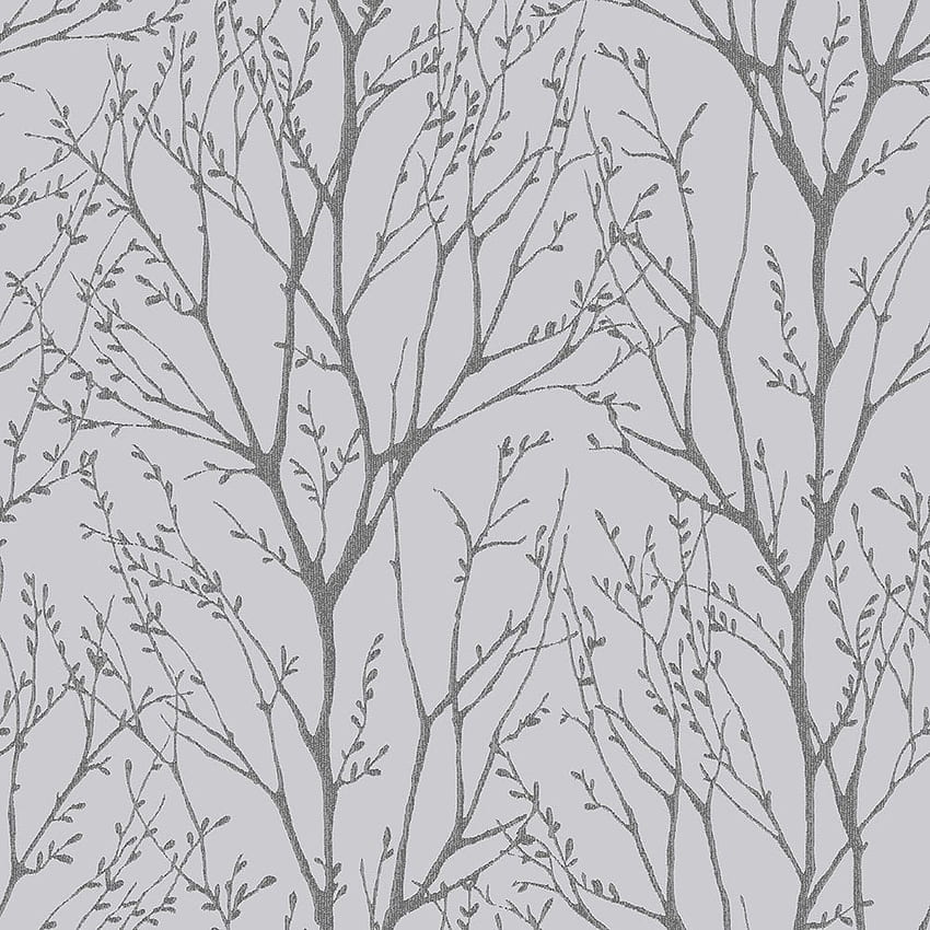 Shimmer Tree Soft Grey, Silver (ILW980033) HD phone wallpaper
