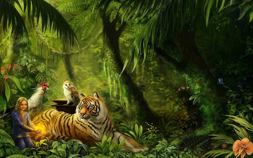 Animated jungle background HD wallpapers | Pxfuel