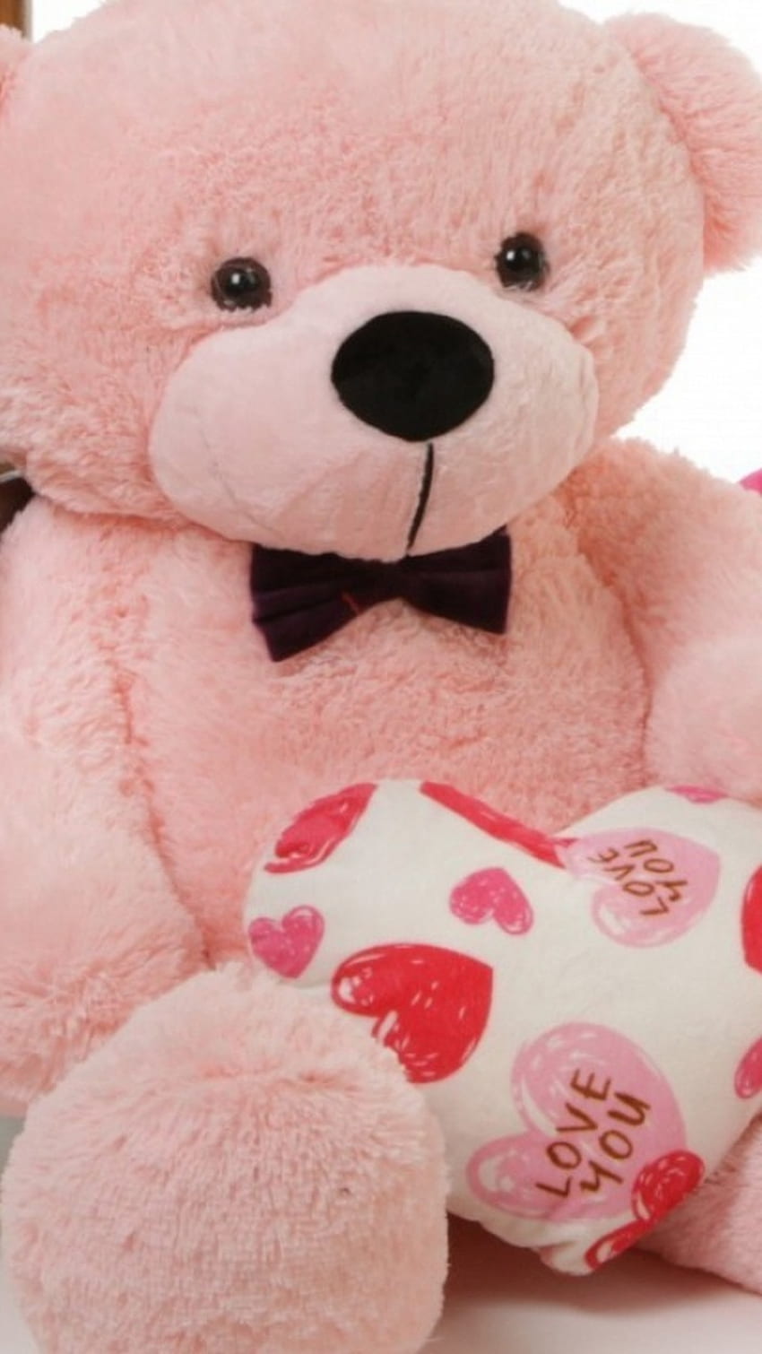 Teddy Bear Wale, Pink, Love HD phone wallpaper | Pxfuel