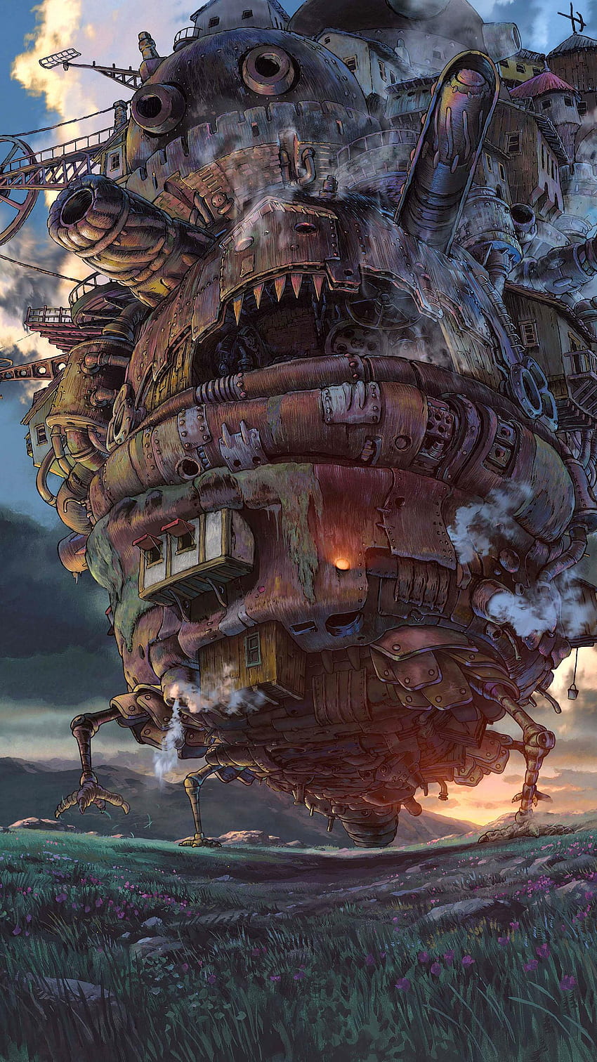 Howl's Moving Castle (2004) Phone HD phone wallpaper