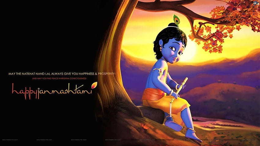 Krishna. Krishna Janmashtami im Jahr 2020. Lord Krishna , Krishna , Janmashtami, Cartoon Krishna HD-Hintergrundbild