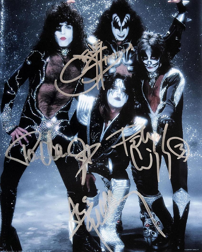Sold Price: KISS signed promo - July 6, 0121 9:00 AM PDT, Peter Criss HD phone wallpaper