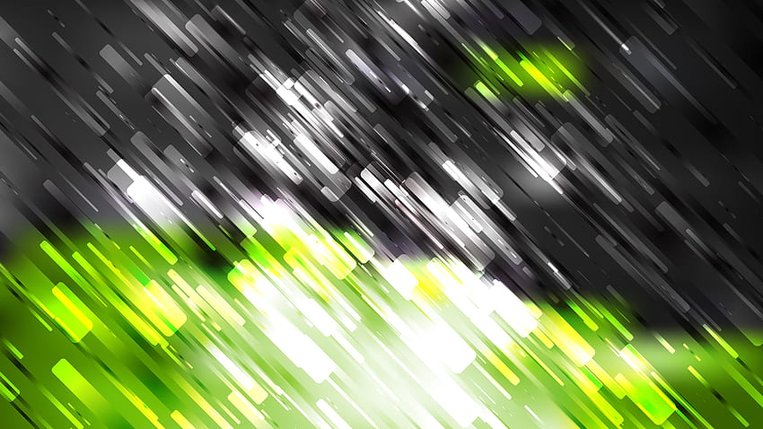 Priorità bassa di linee casuali diagonale bianco e nero verde astratta Sfondo HD