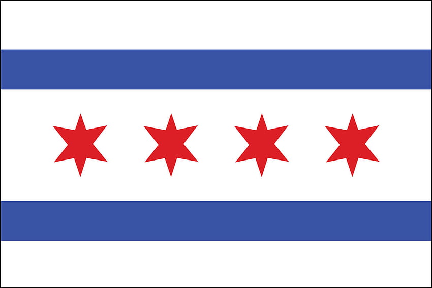 3d flag of the chicago hires stock photography and images  Alamy
