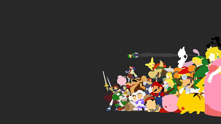 Super Smash Bros. Melee Ultra, Wajah Kartun Hancur Wallpaper HD