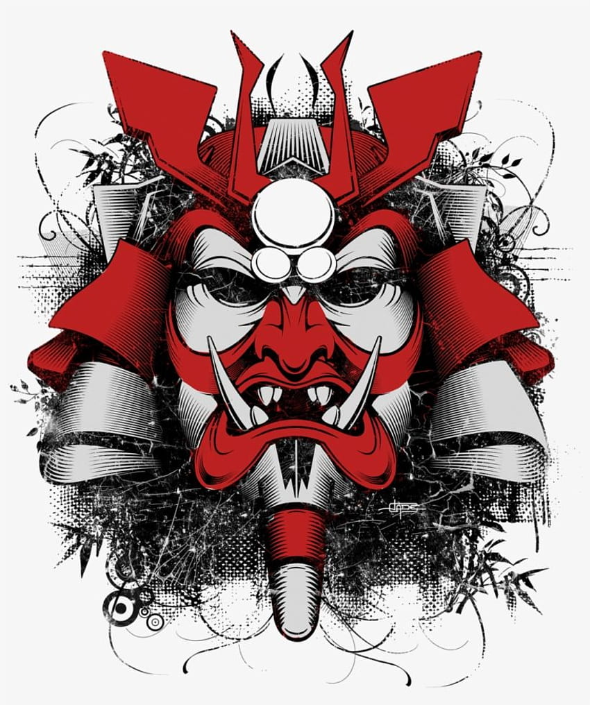 Oni-Maske - japanische Kunst-Samurai-Maske - PNG - PNGkit, Kabuki-Maske HD-Handy-Hintergrundbild