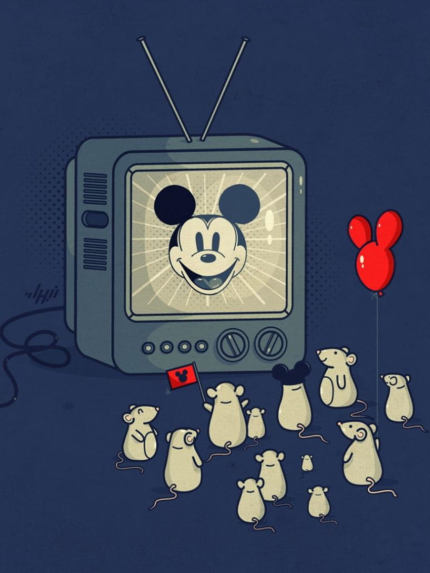 Mickey Mouse & Mice Divertido iPad mini, Disney fondo de pantalla del teléfono
