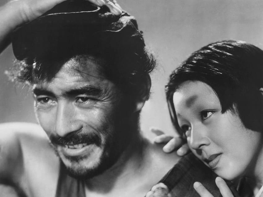 TCM - Toshiro Mifune and Machiko Kyo in RASHOMON ('50) HD wallpaper