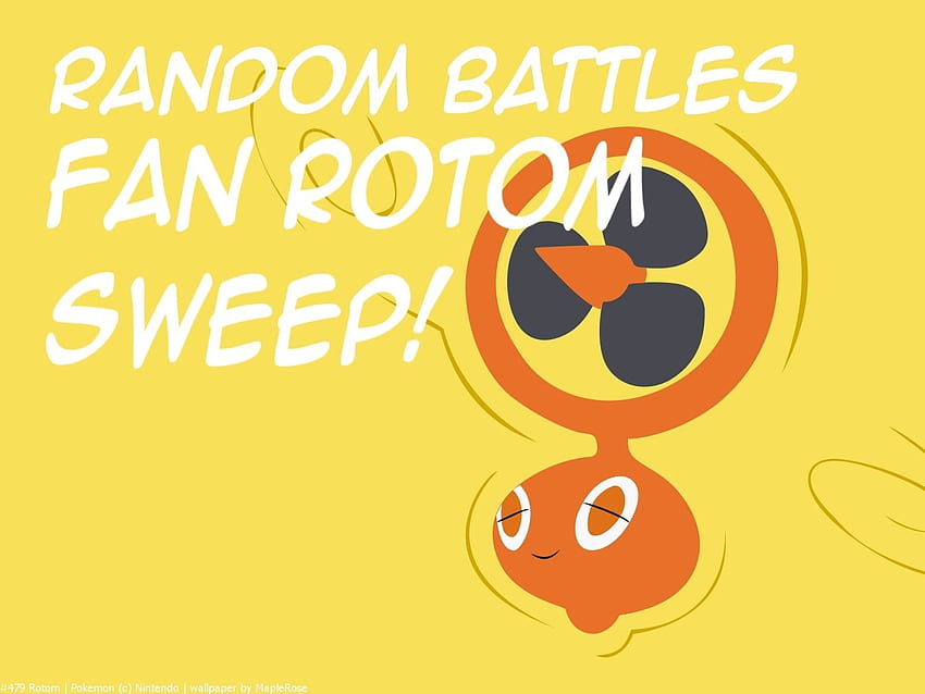 Pokemon Showdown Random Battles Fan Rotom Sweeping HD wallpaper