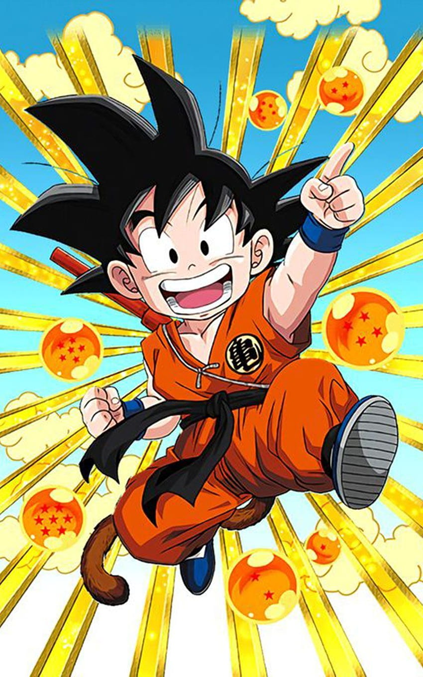 Bambino Goku. Anime dragon ball super, opere d'arte di Dragon ball, pittura di Dragon ball Sfondo del telefono HD