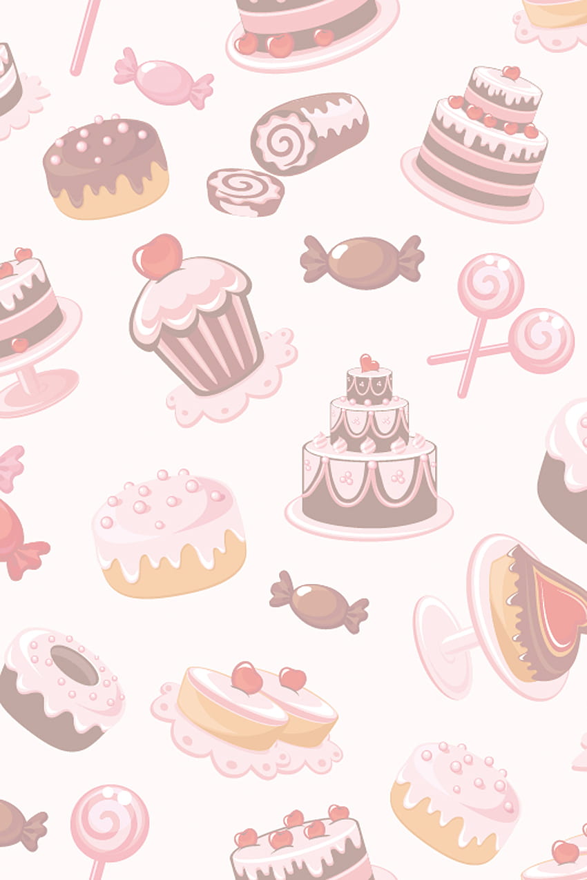 Animated Desserts, Dessert Drawing HD phone wallpaper