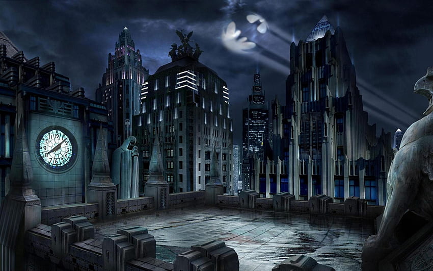 Superhero City Background