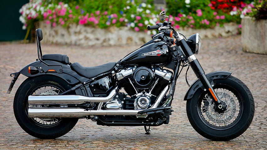 Harley Davidsons Softail 2018 Bike, Cruiser Bike HD wallpaper