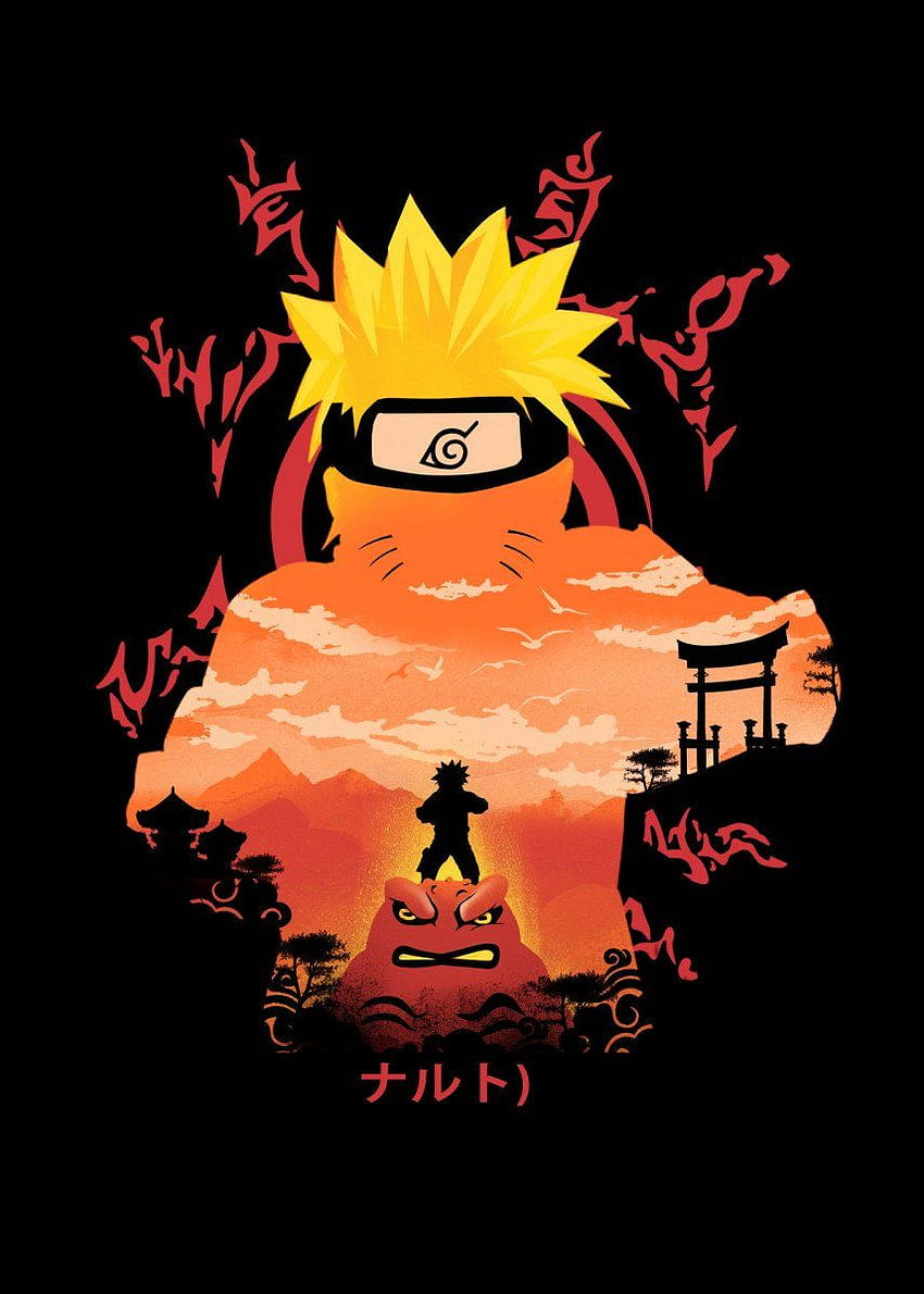 Hero of the Hidden Leaf' Metal Poster Print - Dan Fajardo. Displate. Naruto painting, Naruto art, Anime HD phone wallpaper