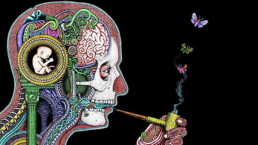 Psychedelic Mushroom Shiva Poster by Psychonautica  Displate