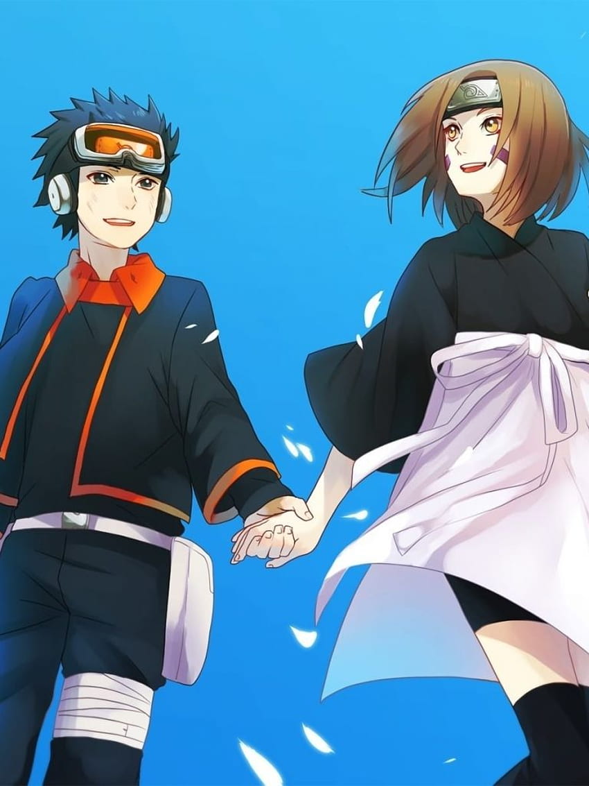 Rin Nohara y Obito Uchiha Naruto Anime fondo de pantalla del teléfono