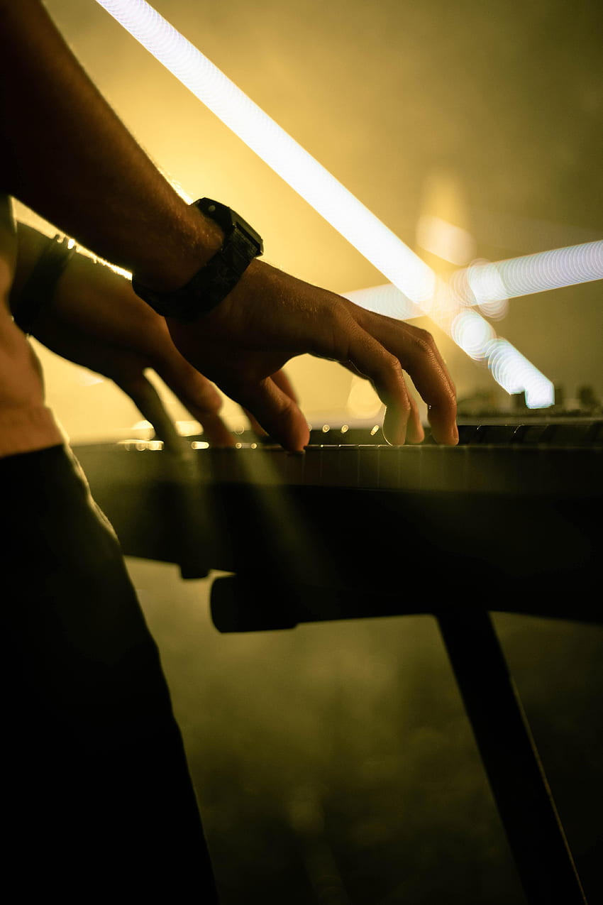 Music, Piano, Hands, Synthesizer HD phone wallpaper