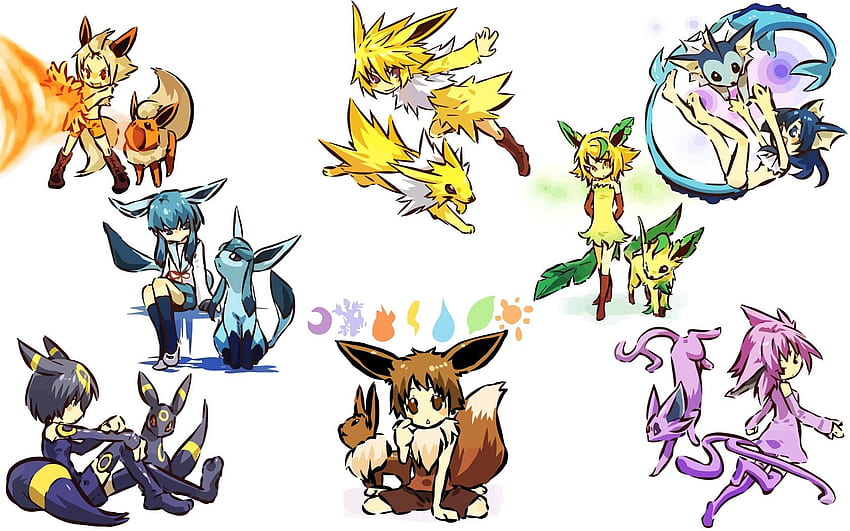 Eevee Evolutions Cute Chibi [] for your , Mobile & Tablet. Explore Cute Eevee Evolutions . Cute Eevee Evolutions , Eevee Evolutions , Pokemon Eevee Evolutions HD wallpaper