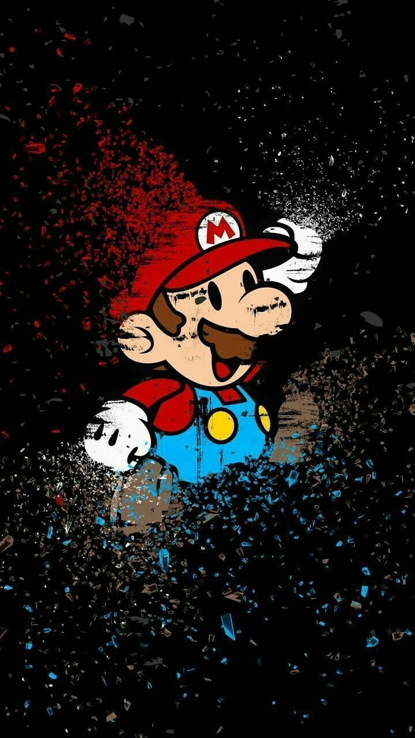 Super Mario Android, 8-Bit-Mario HD-Handy-Hintergrundbild