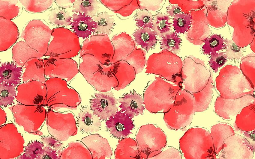 Flower illustrations Design - Floral Patterns - Floral Illustrations 18, Dior Flower HD wallpaper