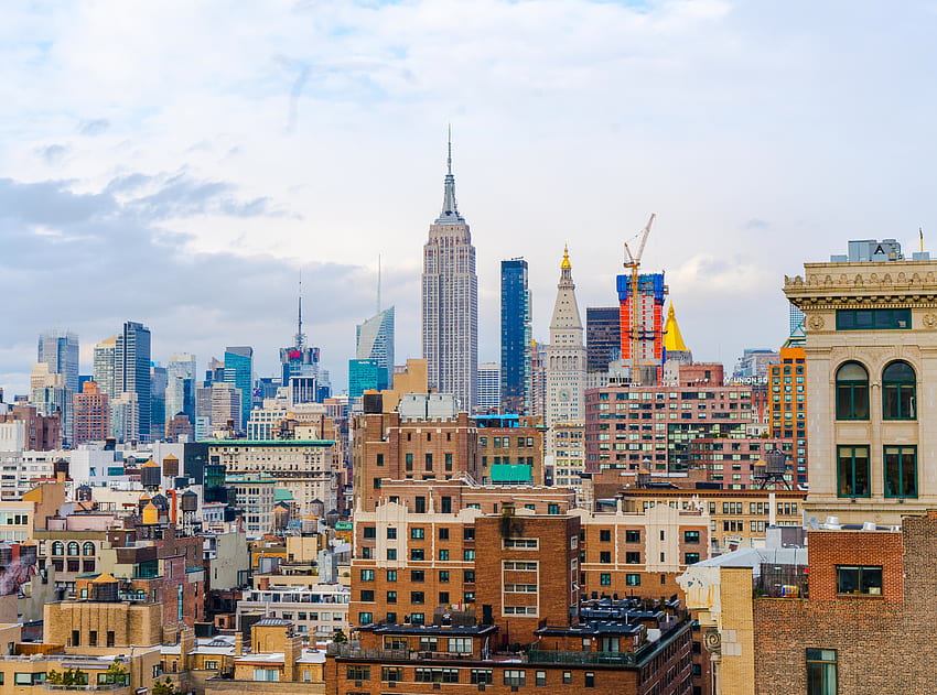 Städte, USA, Gebäude, Wolkenkratzer, USA, New York HD-Hintergrundbild