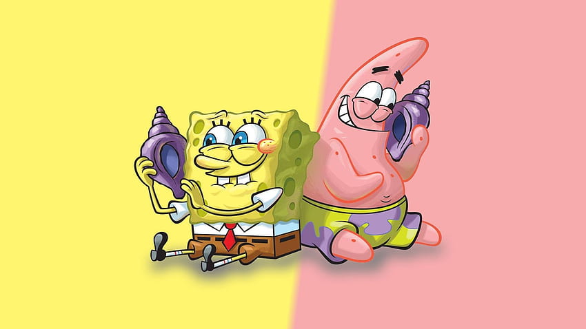 SpongeBob w tle - -, SpongeBob płacze Tapeta HD