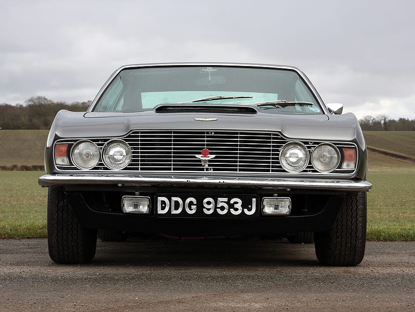 Auto, Aston Martin, Carros, Front View, Grey, Retro, V8, 1969, Aston Martin Dbs papel de parede HD