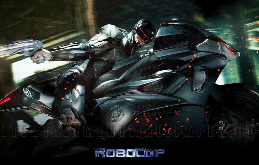 Bike, Robocop, Robocop, 2014, Pistol HD wallpaper