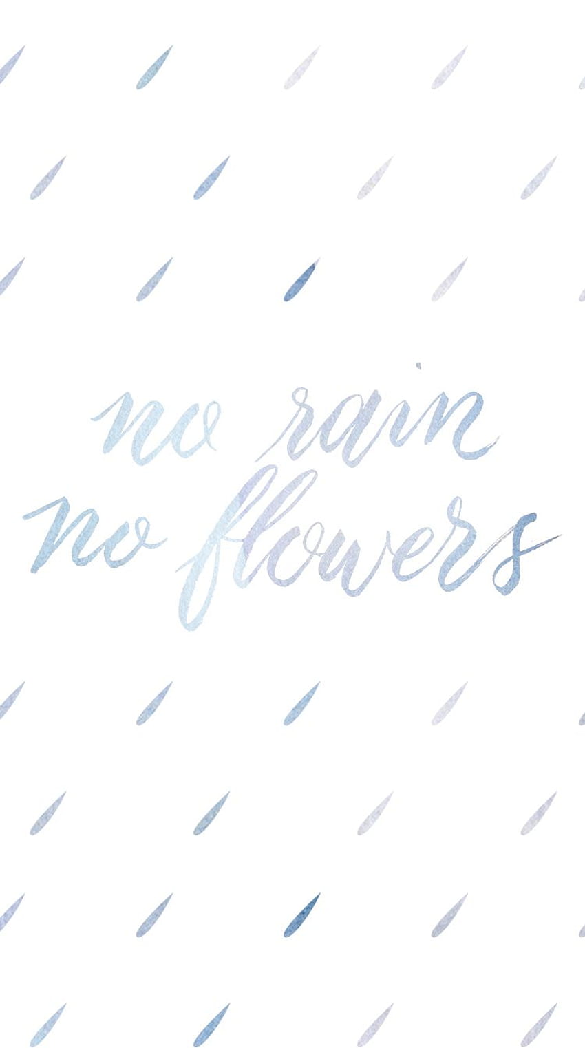 November, No Rain No Flowers HD phone wallpaper