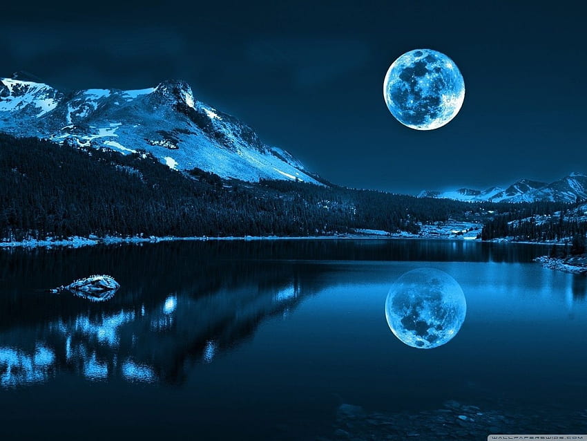 Moonlight night . Most beautiful places in, World at Night HD wallpaper