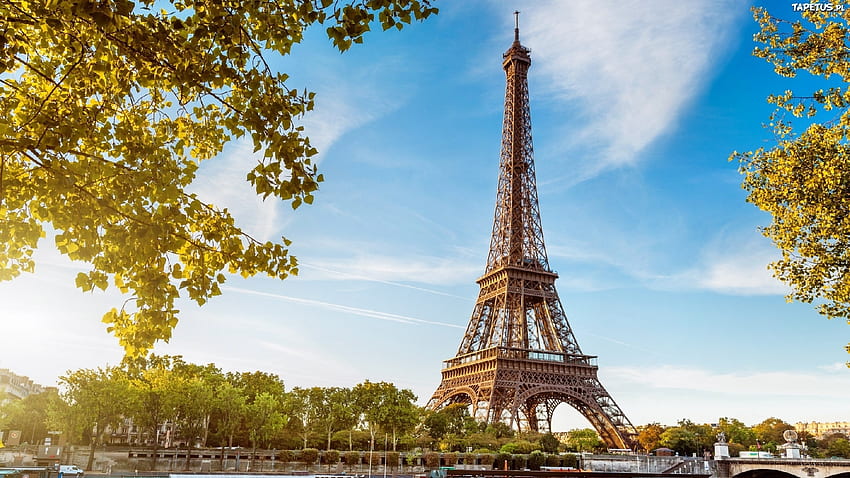 Wieża Eiffla - Paryż - Francja, Wieże, Francja, Wieża Eiffla, Paryż, Europa Tapeta HD