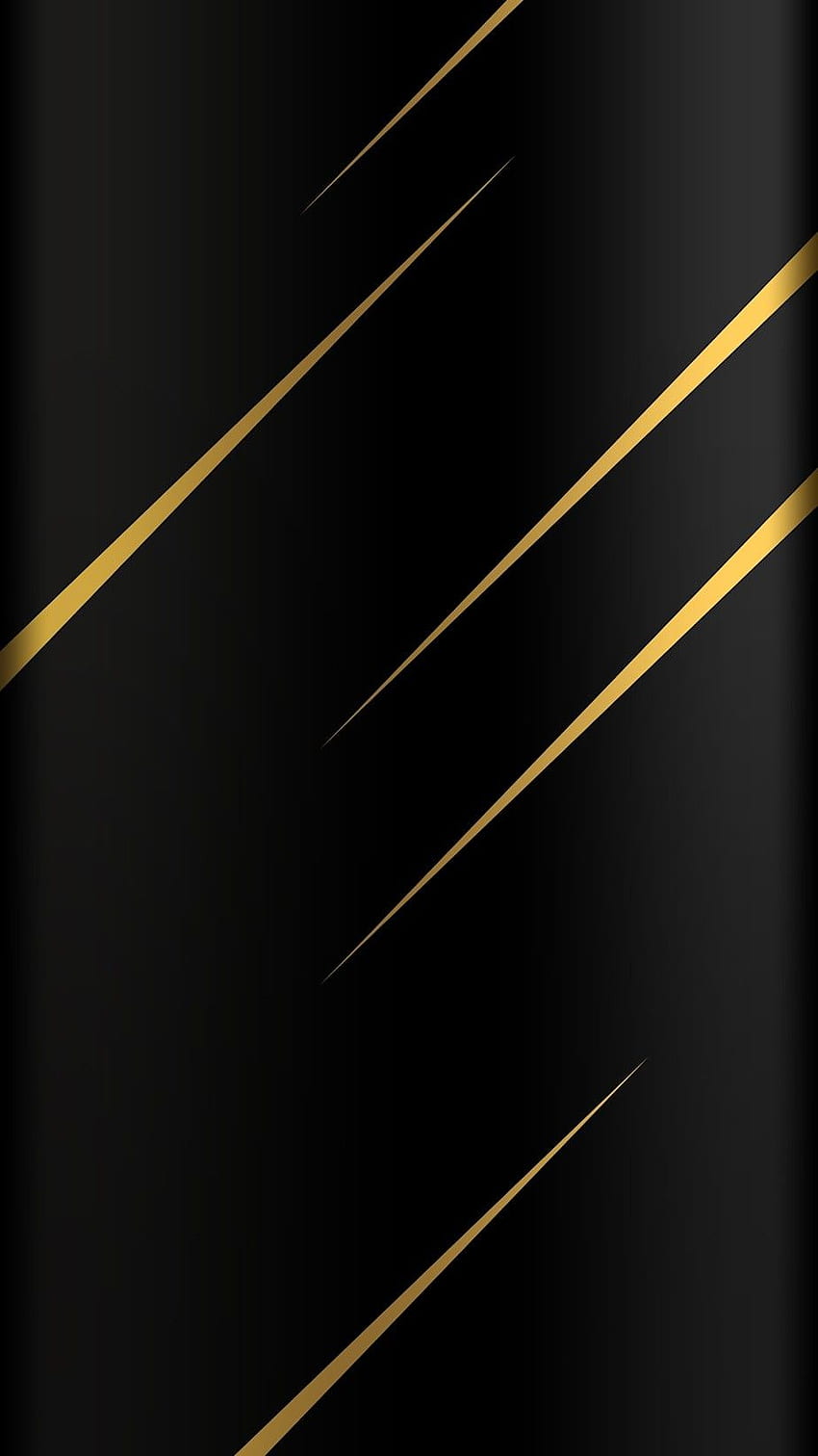 Schwarz und Gold, elegantes Schwarz und Gold HD-Handy-Hintergrundbild