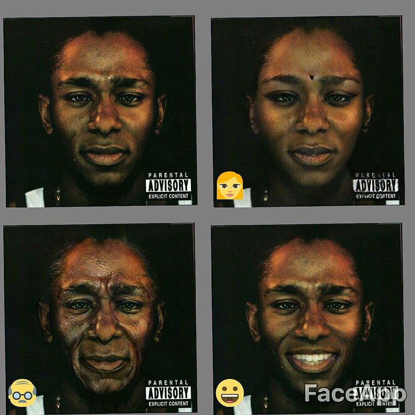 I put Mos Def's Black On Both Sides through FaceApp, turned out black on even more sides HD phone wallpaper