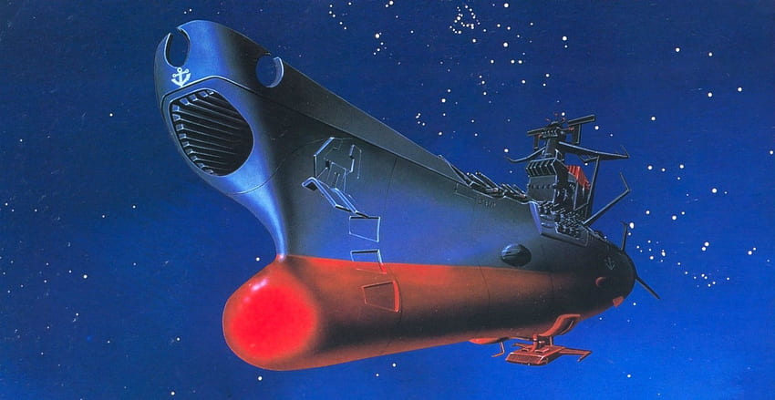 Space Battleship Yamato Anime Sci Fi Science Fiction Futuristic Spaceship Ship Boat Anime D ., Star Blazers HD wallpaper