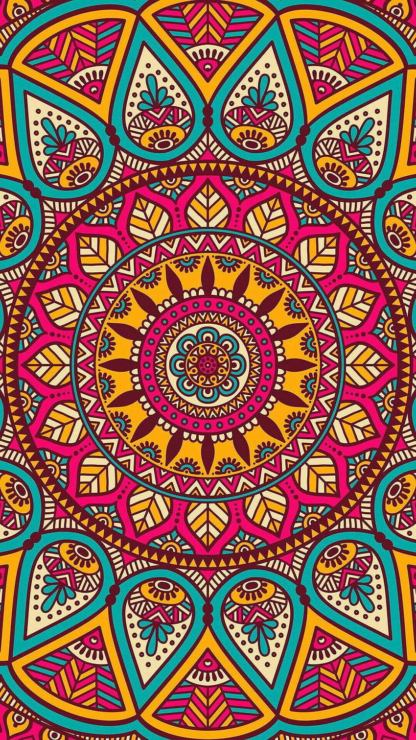 Mandala-Kunst, hinduistisches Mandala HD-Handy-Hintergrundbild