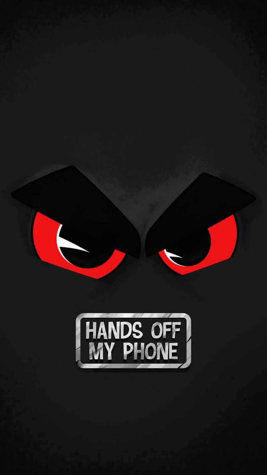 Hands-off-My-Phone-iPh, red, ungry, hands, white, black, my, ıphone, off HD тапет за телефон