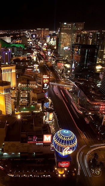 Las Vegas skyline at night wallpaper / desktop background …