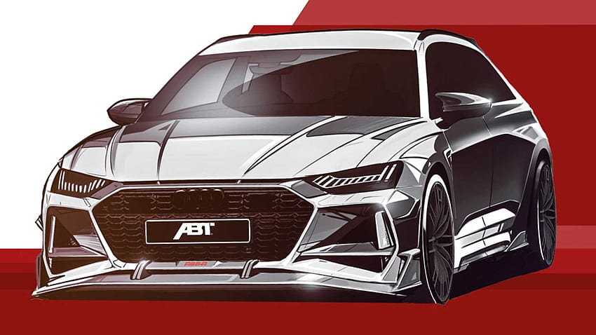 Audi RS6 Avant se ve amenazante con el tratamiento ABT RS6 R, Audi RS6 ABT fondo de pantalla