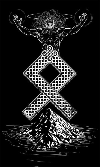 Odin Yggdrasil Runes Symbol Norse mythology Hoof Print Tattoo logo old  Norse png  PNGEgg