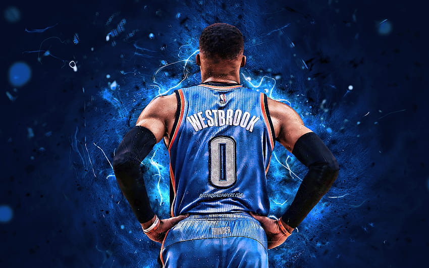 Russell Westbrook, NBA, OKC, westbrook HD wallpaper