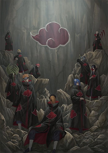 Akatsuki, akatsuki naruto, HD phone wallpaper