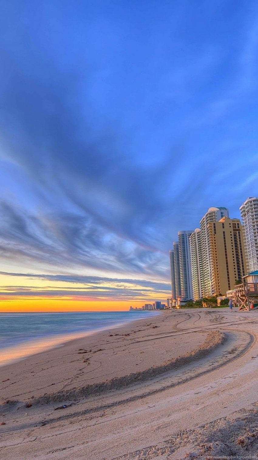 Florida, Miami, Strand iPhone 6 Hintergrund HD-Handy-Hintergrundbild